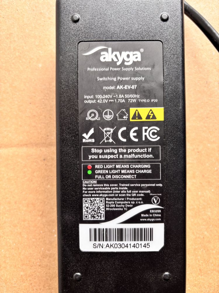 AKYGA Ładowarka do pojazdów elektrycznych AK-EV-07