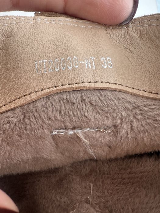 Замшевые ботинки казаки