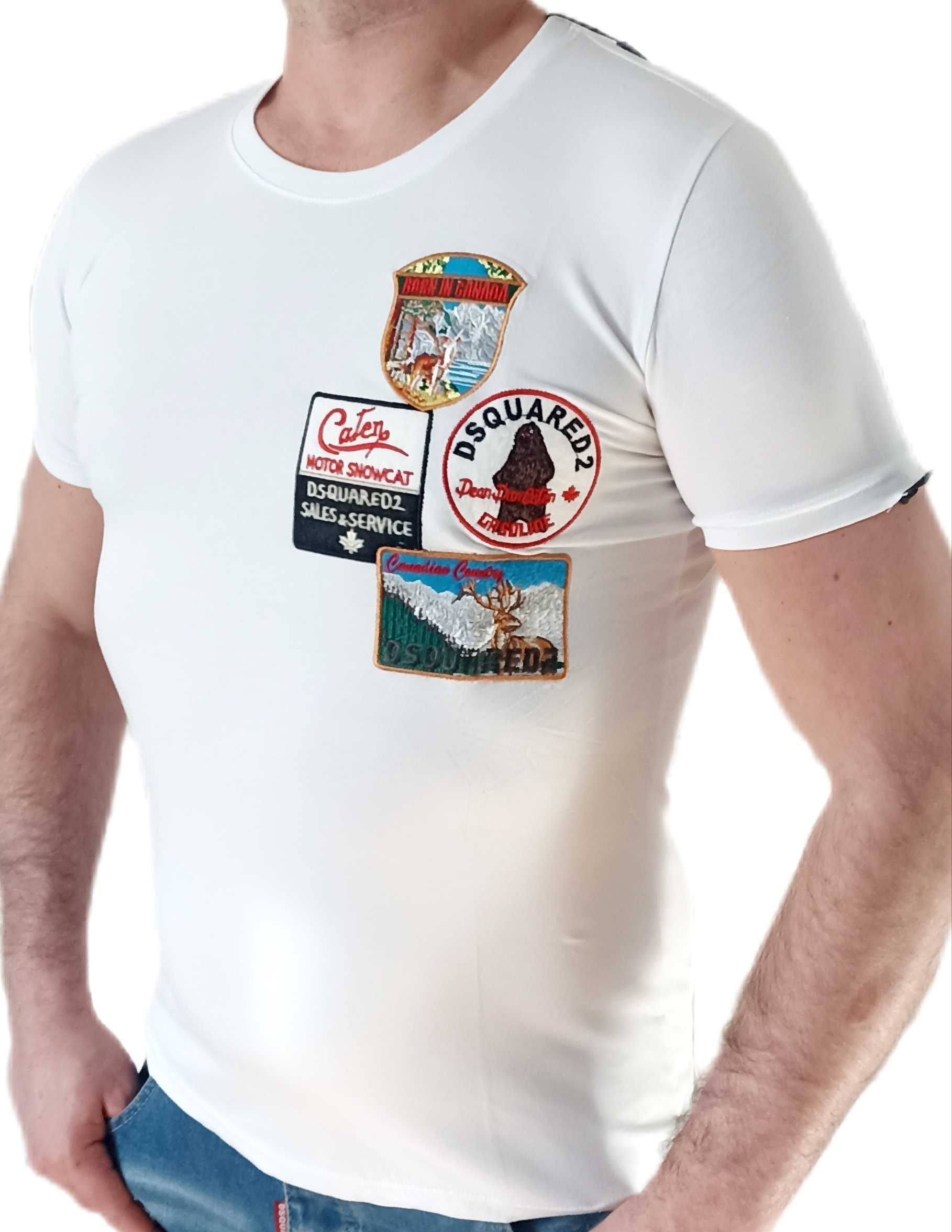 Dsquared2 Icon T-shirt koszulka biała r.S,M,L,XL,XXL