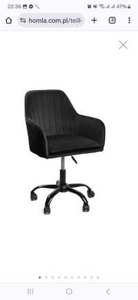 Krzesło Homla Teill nowe czarne