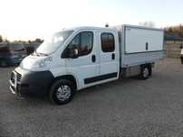 Fiat DUCATO 2.3 MULTIJET 150 KM  Doka*Brygadówka*6 miejsc*Paka 3.05 X 2.10 X 1.40*Hak*Klimatronik*