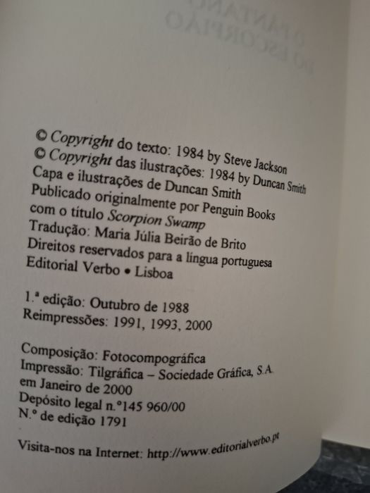 Aventuras fantásticas - o Pântano do escorpião