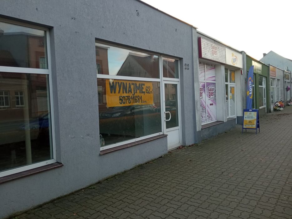 Wynajme lokal usługowy Kalisz Pomorski pasaż handlowy