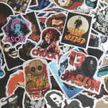 50 Autocolantes Stickers Filmes Terror