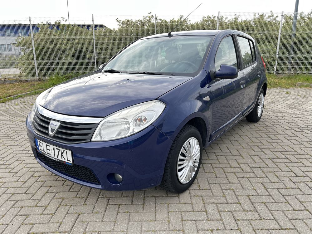 Dacia Sandero 1.4 MPI 75KM 2009r. LPG do 2035r., Salon Polska, Okazja!