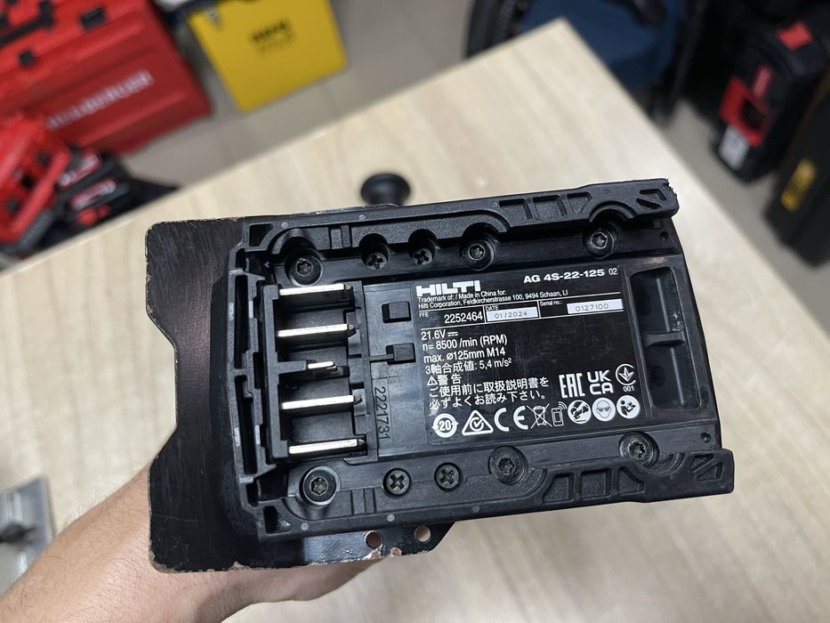 Hilti AG 4S-22 Nuron / болгарка Хілті Нурон з регулятором обертів