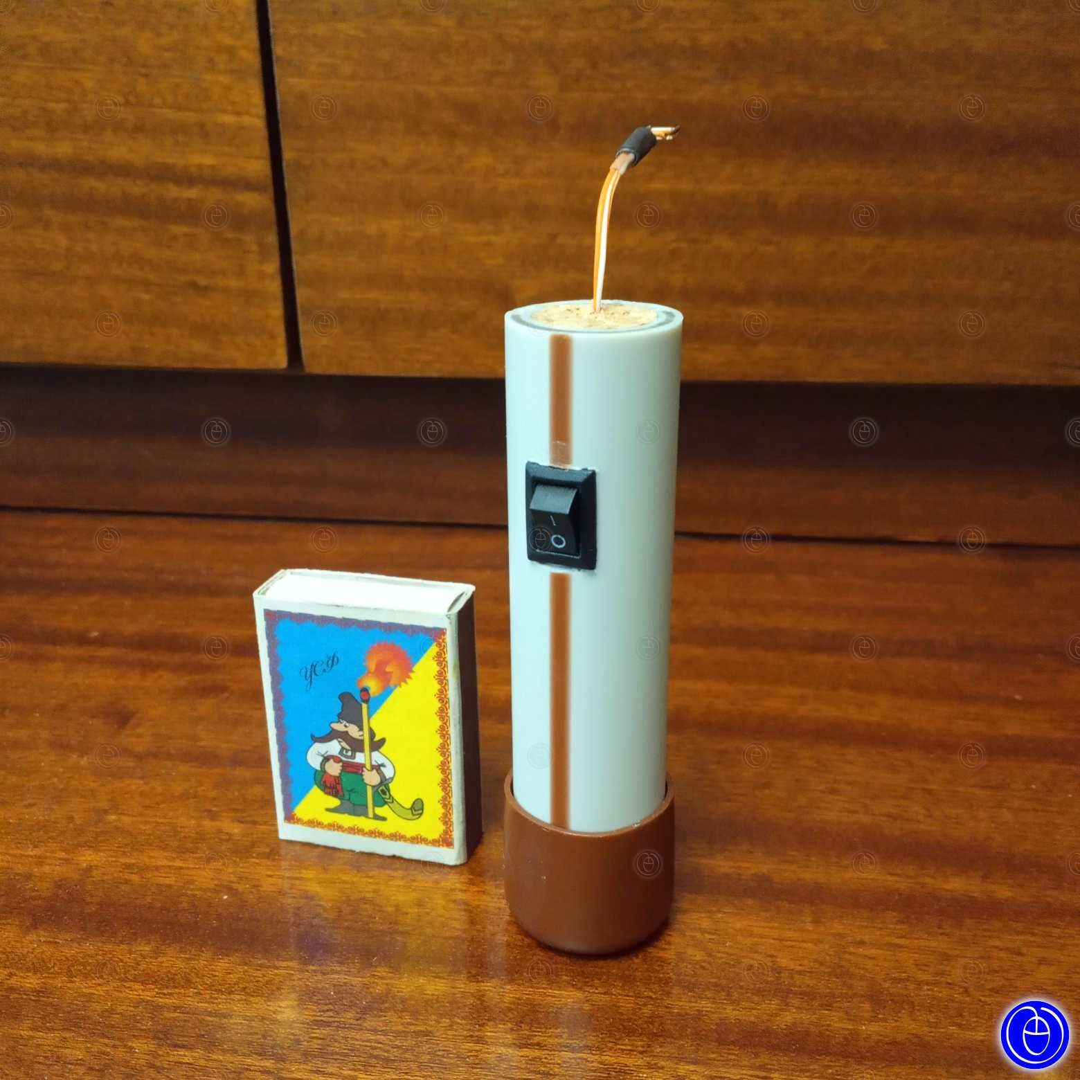 Фонарик аккумуляторный, заряд по USB Type-C, заменит восковую свечу