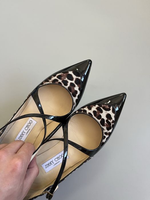 Балетки Jimmy Choo pony style leopard 37(23.5cm)