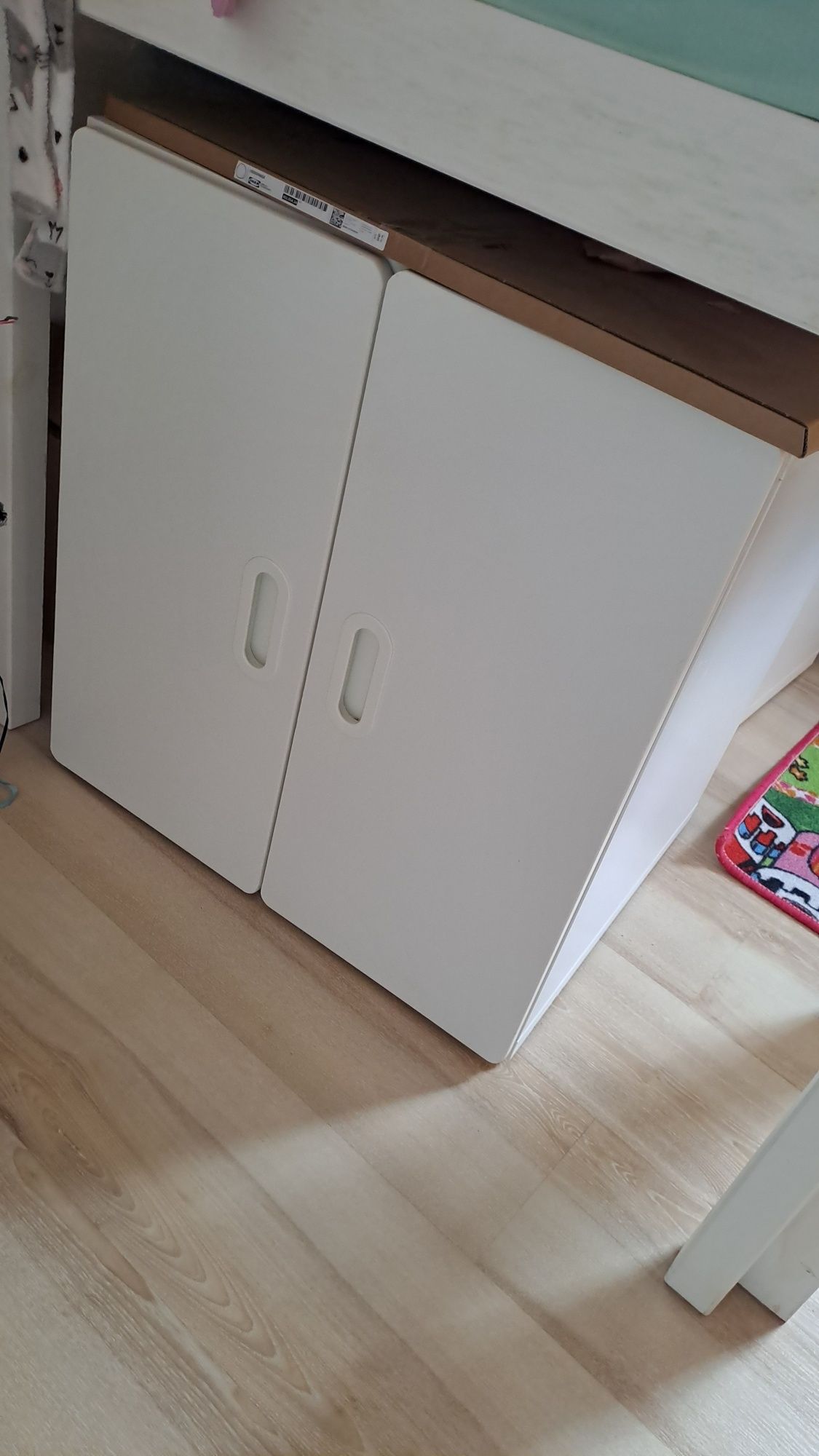 Smastad Ikea Szafa do pokoju dziecięcego meble dziecięce białe półki