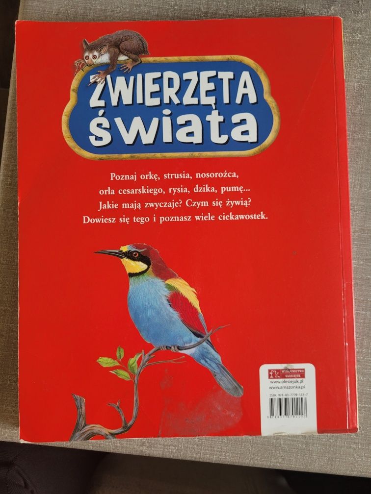 Książka dla dzieci - Zwierzęta świata