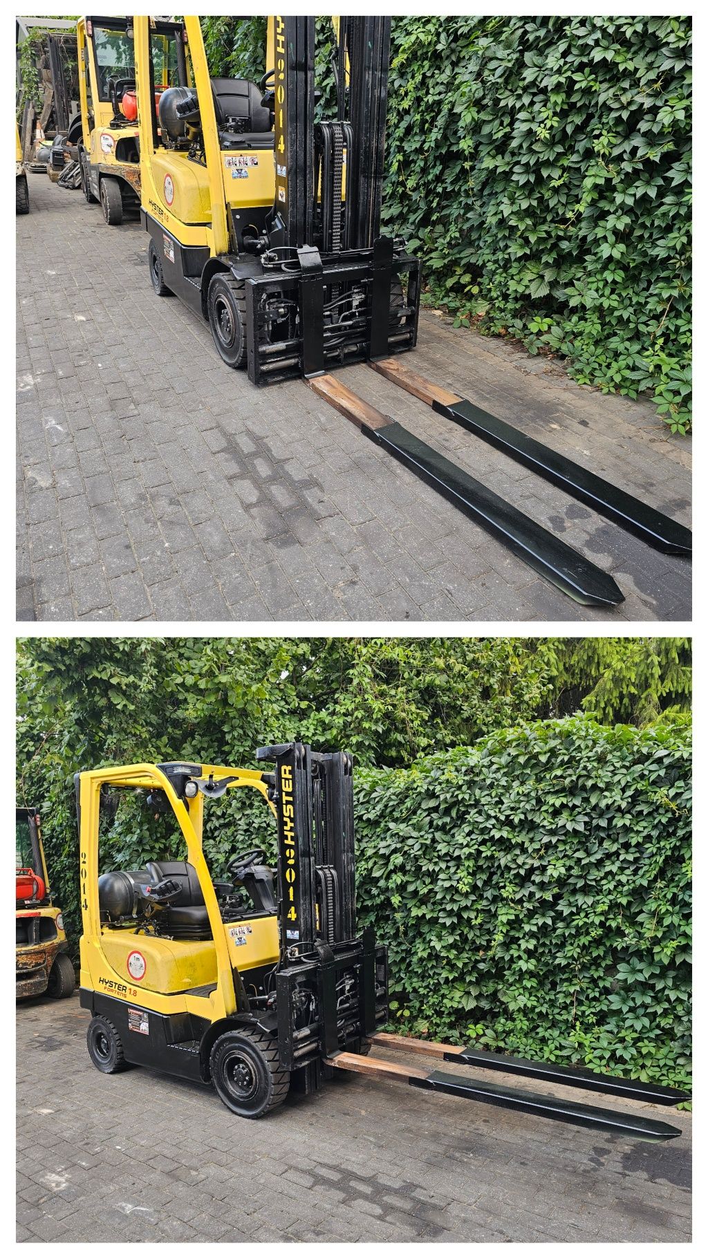 Wózek widłowy HYSTER H1.8FT2019triplex 5sekcji LPG Gwarancja transport