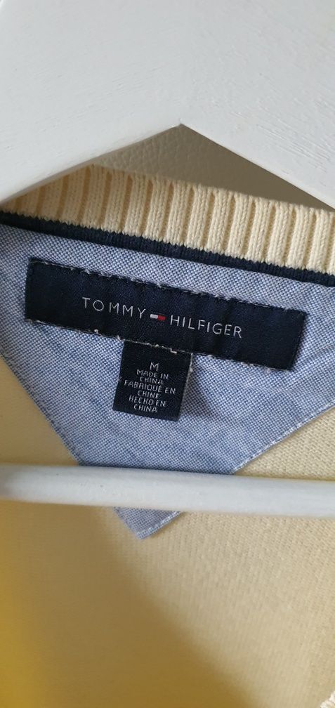 Sweter męski Tommy Hilfiger żółty M