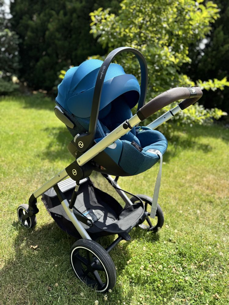 Cybex Balios S Lux Lava Grey + Fotelik Cybex Cloud Z 2