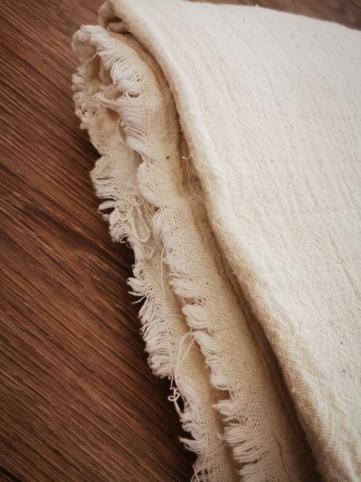 Tetra bawełniana niebielona, kupon B 160x207 cm