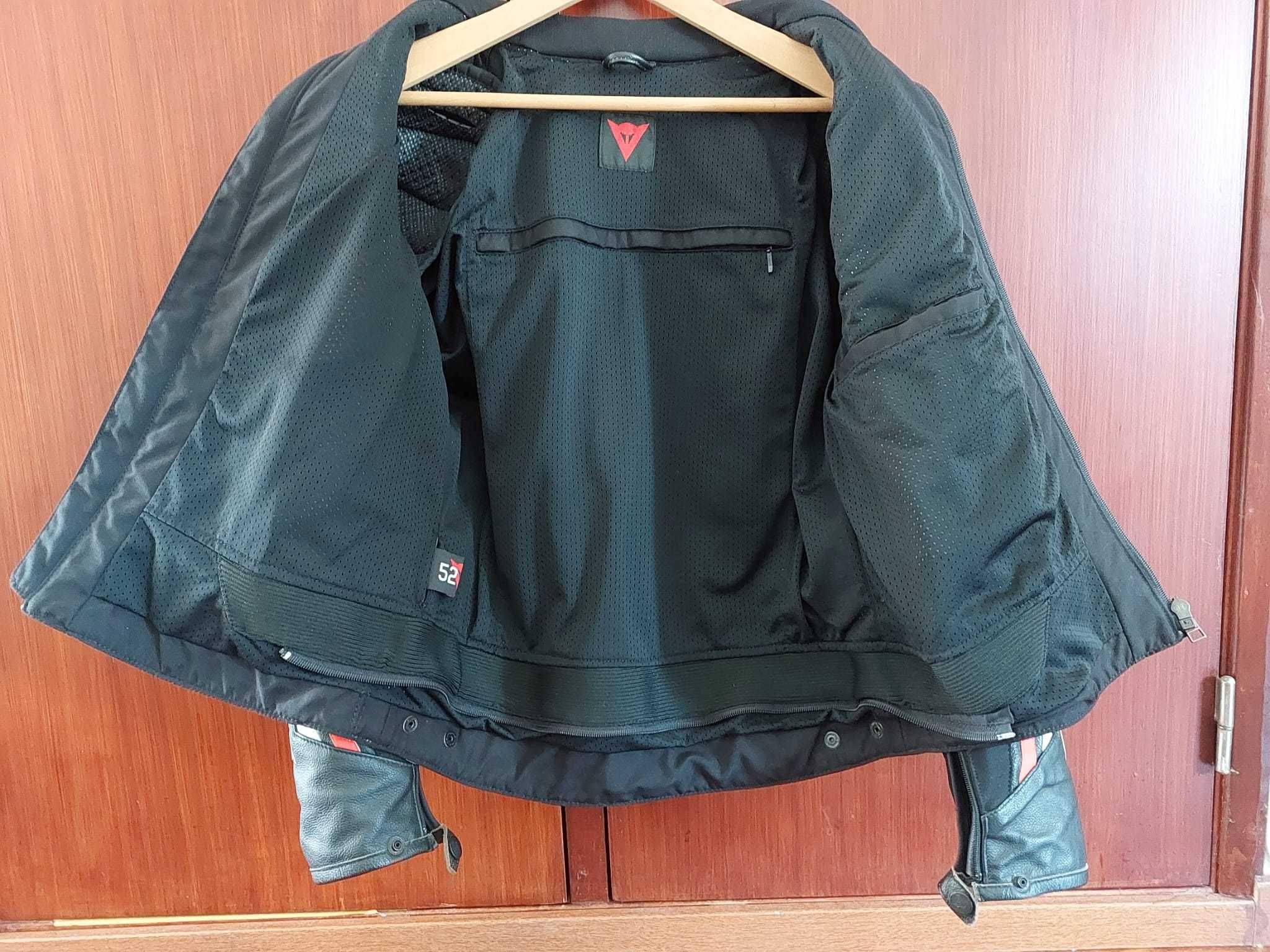 Jaqueta de moto em couro Dainese