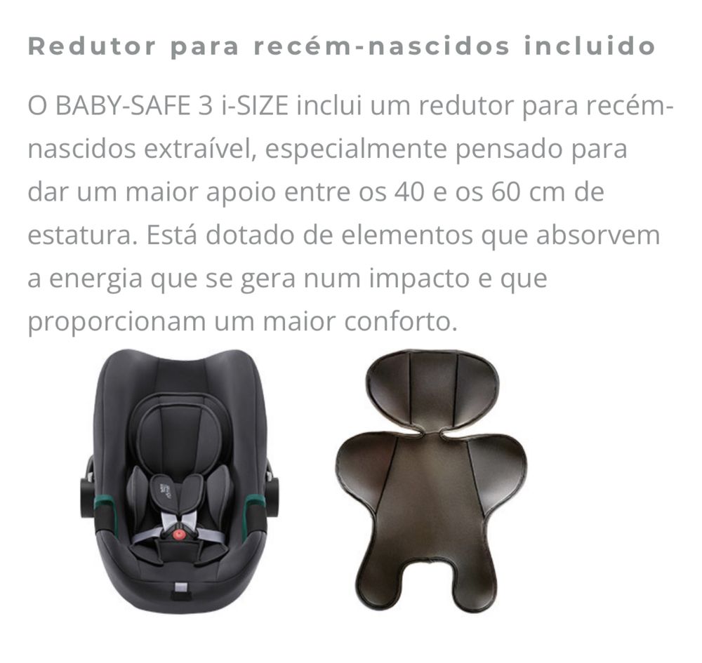 Britax Romer Cadeira Auto Baby-Safe 3 i-Size