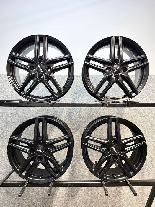 4 FELGI ALU. FIAT 500 16&#039;&#039; 6,5J ET35 RONAL: 65R6654.02 , KBA: 53055