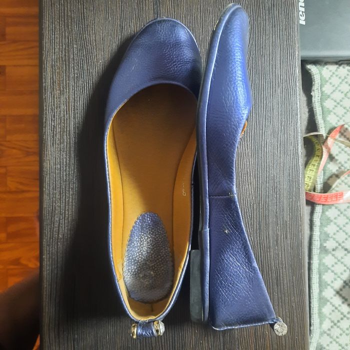 Кожаные, мягкие, перламутровые балетки