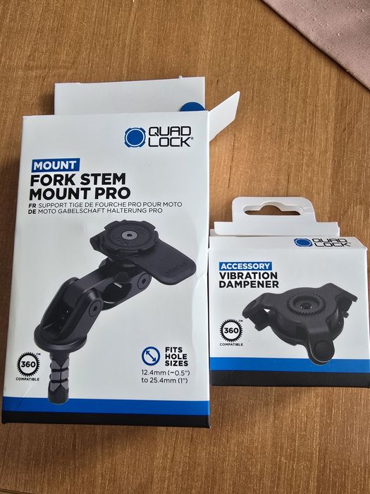 Uchwyt motocyklowy Quad Lock Mount Pro + Nakładka Antywibracyjna