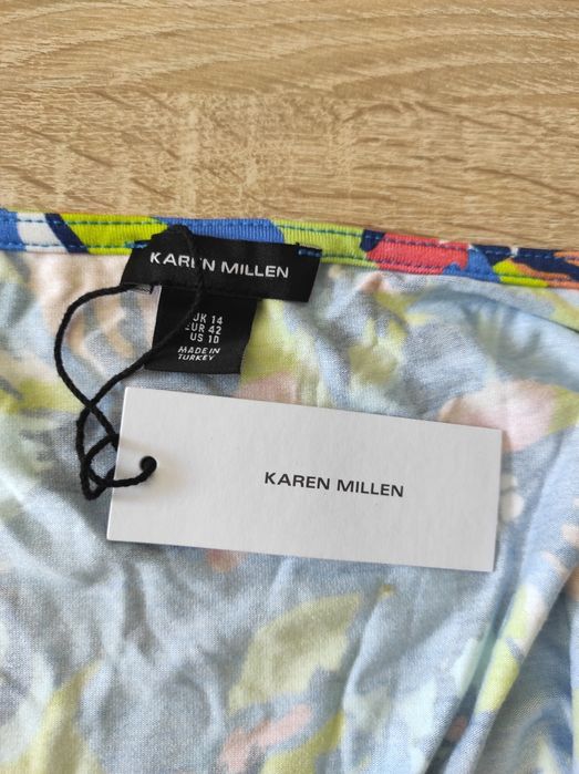 Sukienka z viskozy barwy łata rozmiar M/L