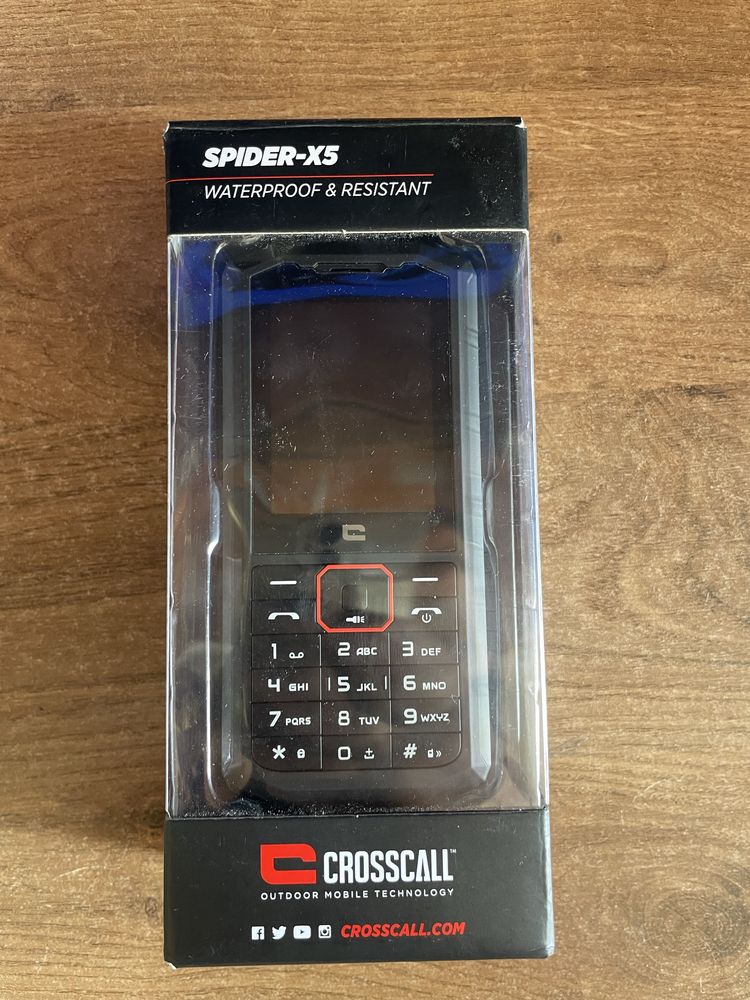 Telefon Spider X5 czarny