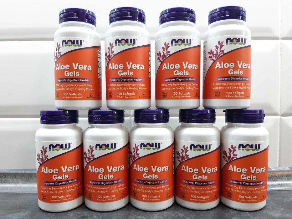 Now Foods, Aloe Vera (100-250 капс.), алоэ вера, алое