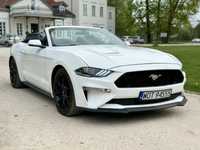 Wynajem Mustang VI Cabrio Ślub Wesele Rent - biały wersja premium