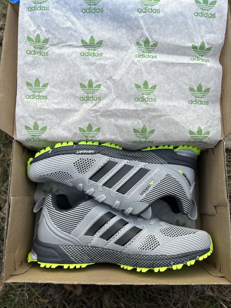 Кросівки чоловічі Adidas Marathon TR( світло/ сірі) ТОП ЯКОСТІ!