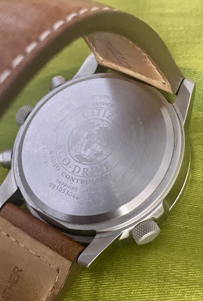 Relogio Citizen Pilot cronografo Eco Drive ,45 mm ,lindo