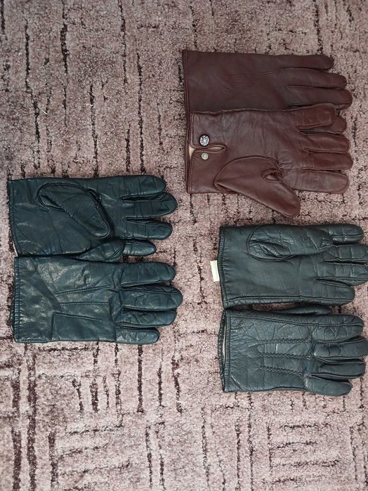 Рукавички шкіряні, замшеві та шерстяні чоловічі та жіночі