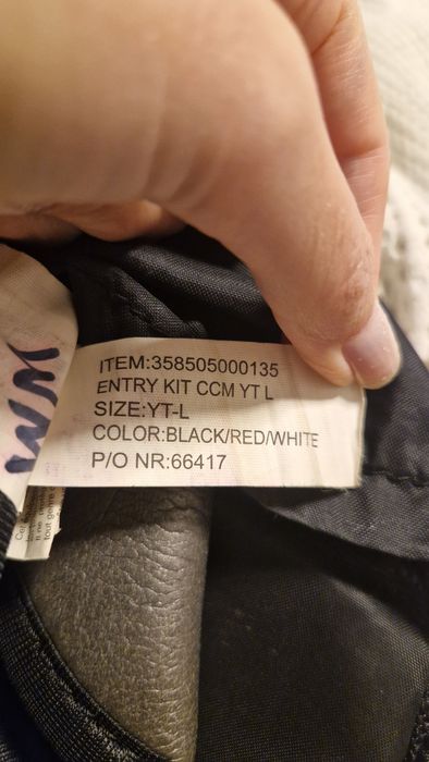 Szorty hokejowe CCM YT-L