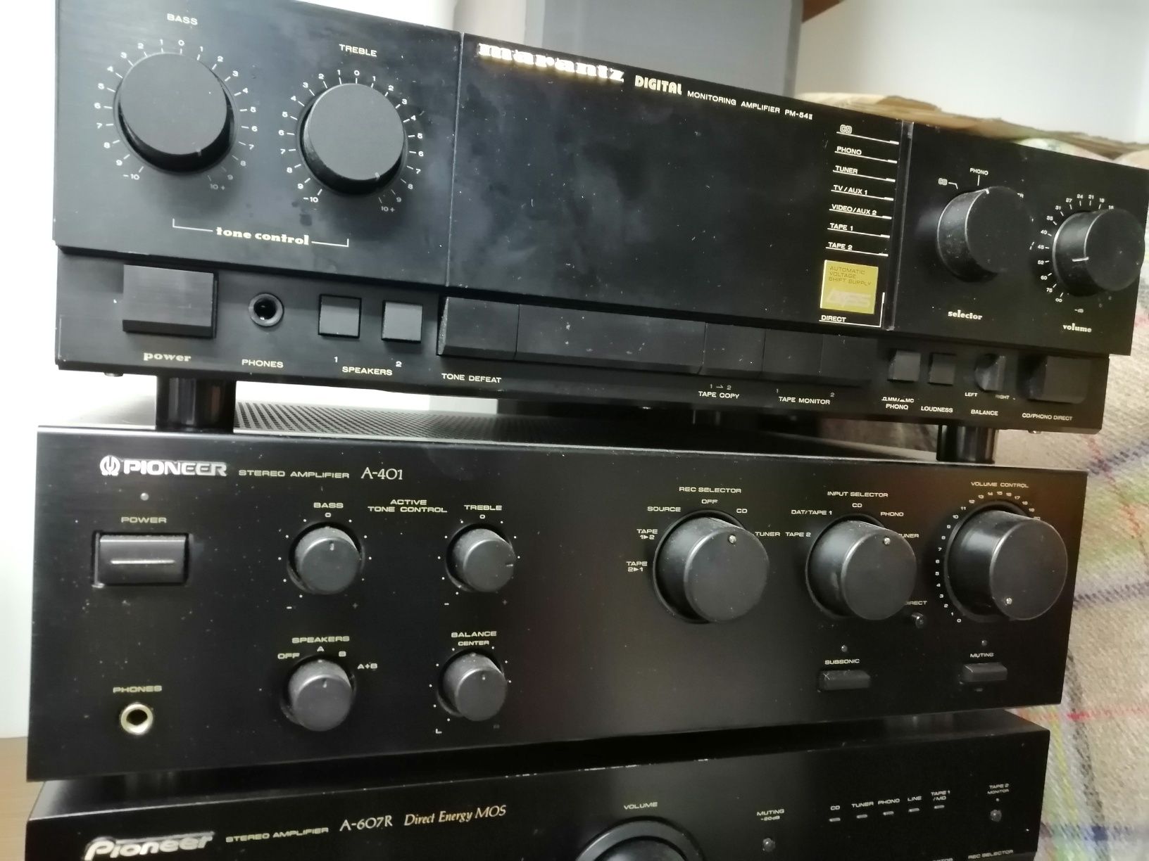 Vários amplificadores marantz Pioneer Sony