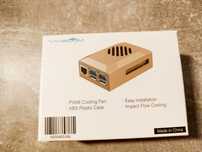 Raspberry Pi 5 Silver ABS Case with PWM Cooling Fan