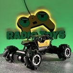 Джип трюковий на радіоуправлінні Climbing King Золотий. Машинка RC