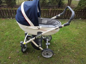 Wózek Anex Sport - spacerówka, gondola + fotelik dla niemowlaka i baza