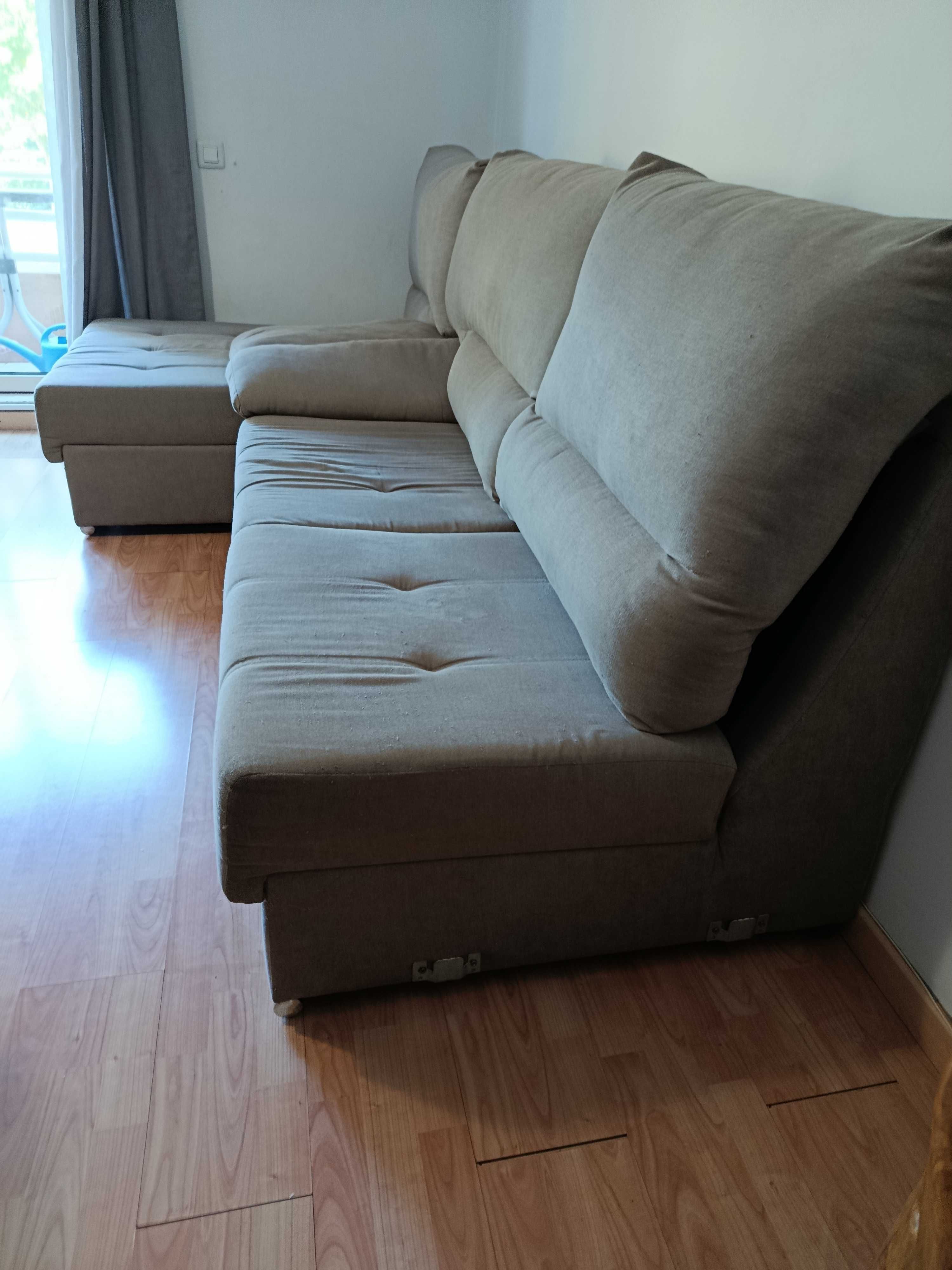 Sofá 2 lugares chaise longue