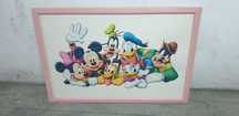 Quadro infantil decorativo com moldura