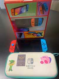 Nintendo switch oled 64 гб + гра Mario cart 8 delux