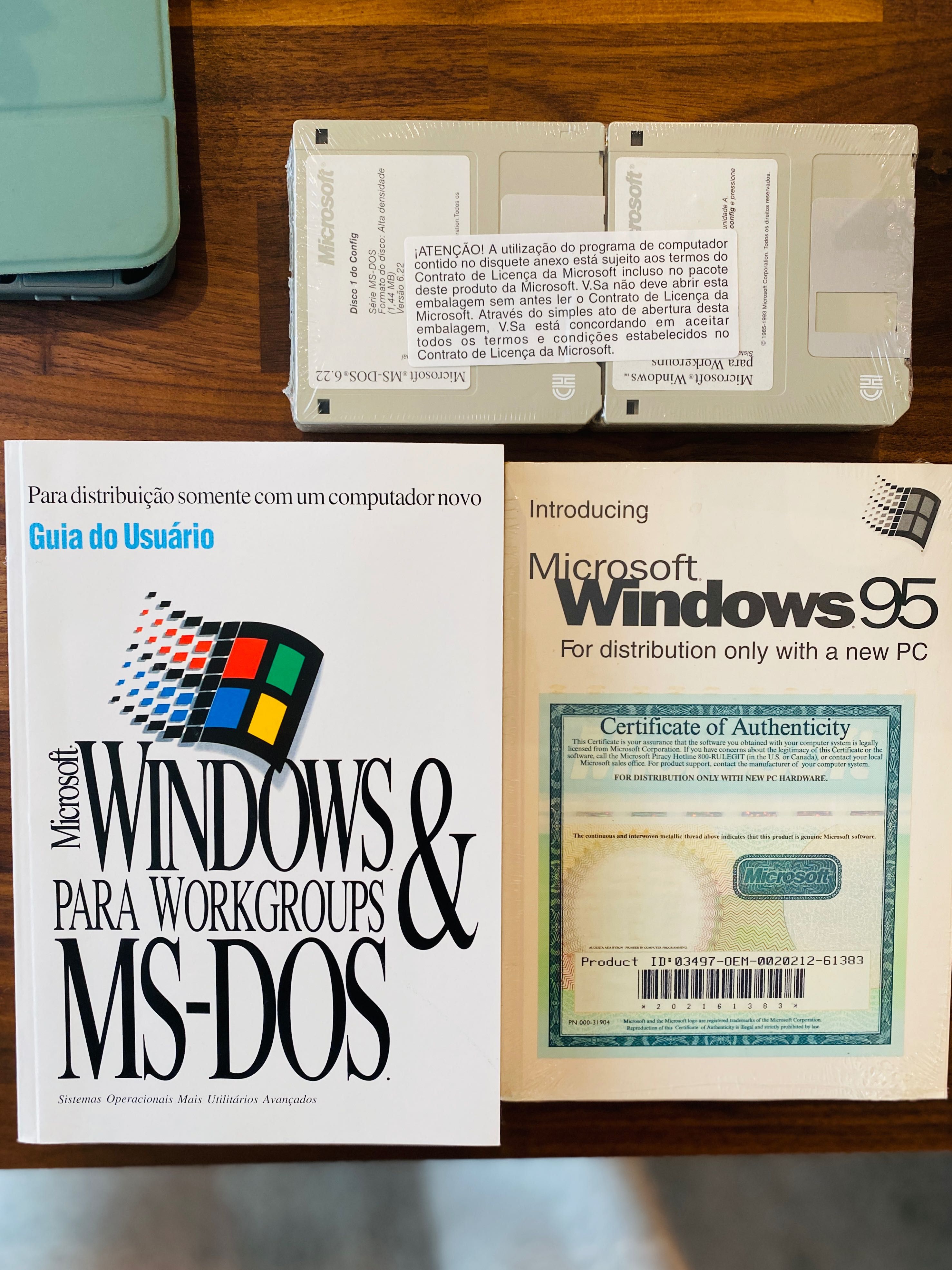 Livros Instruções Windows 95/MS-Dos