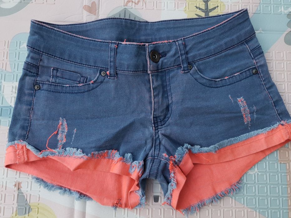 Krótkie spodenki niebieskie jeans dżins Calzedonia XS