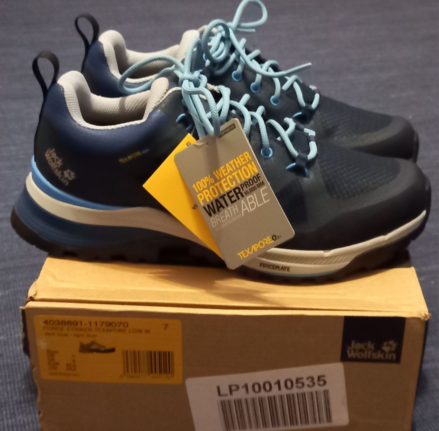 Buty wodoodporne Jack Wolfskin Force Striker Texapore Low W 40.5