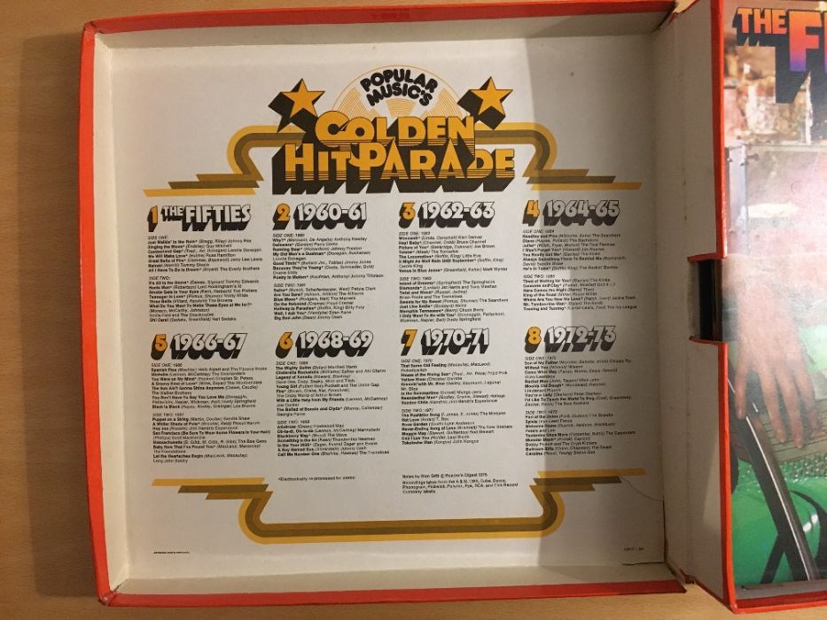 Colecção 8 Vinis "Golden Hit Parade"