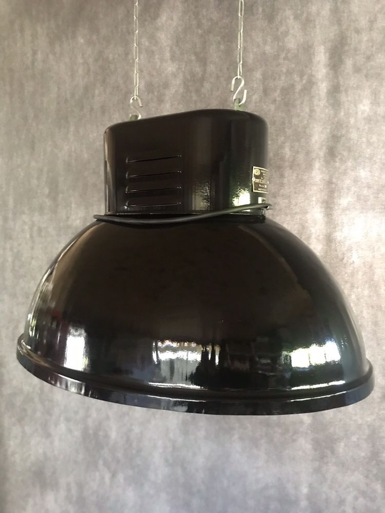 Lampa przemyslowa LoFt Industrialna wisząca czarny mat