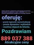 Pranie tapicerki samochodowej, meblowej, dywanów i wykładzin