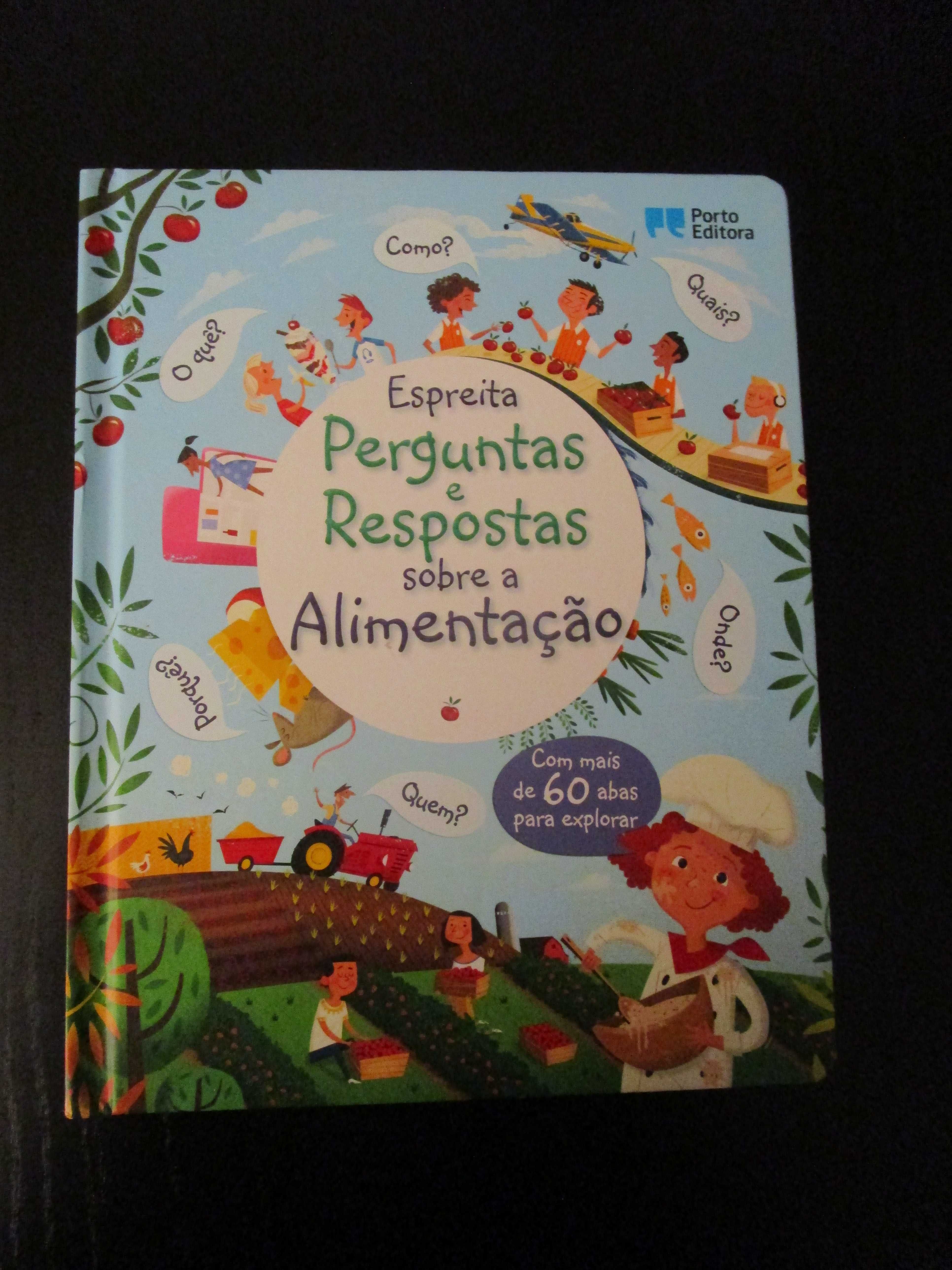 Livros educativos sobre a "Alimentação" e o "Corpo Humano" (10€ cada)