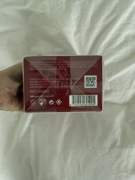 Baccarat rouge novo