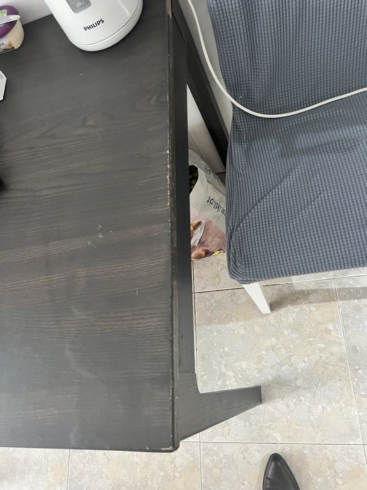 mesa de jantar/cozinha madeira castanha