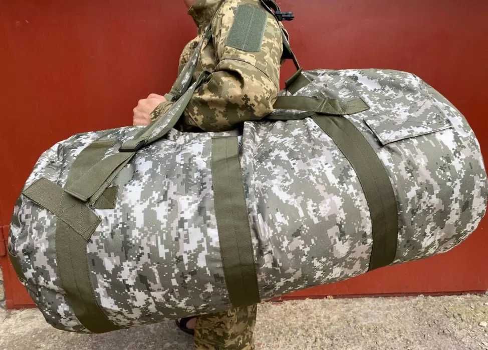 Військовий баул 110 л армійський баул рюкзак  тактична сумка баул ЗСУ