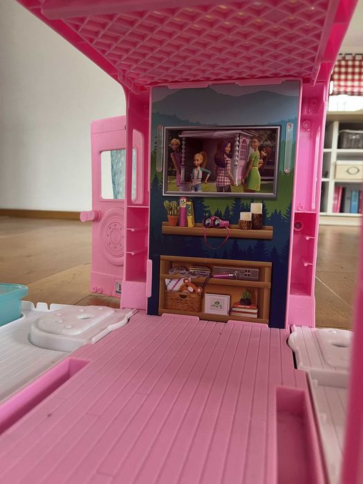Kamper Barbie różowy