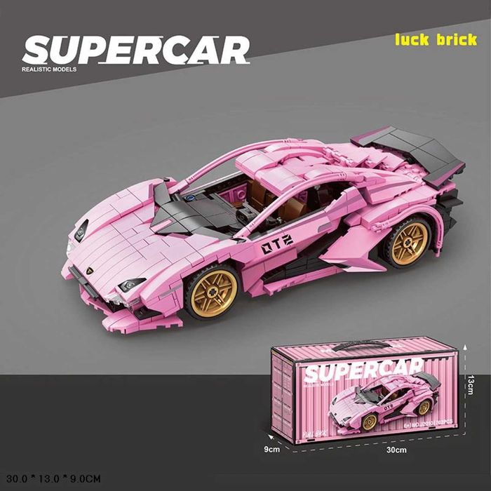 Конструктор гоночного авто Lamborghini J2010C, 702 дет, з інструкцією